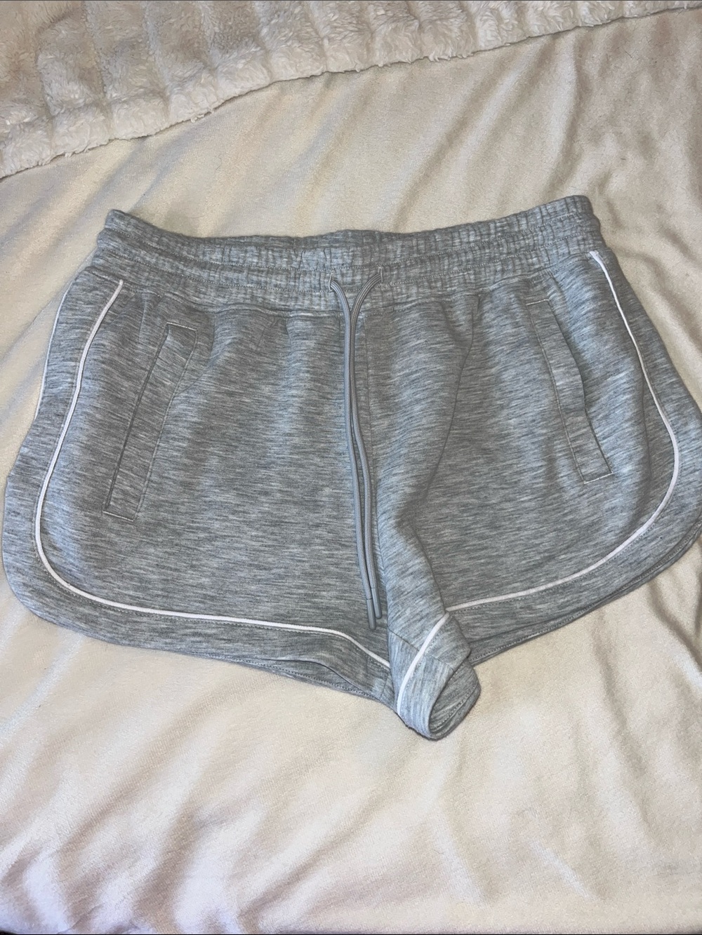 Avia Gray Women's Athletic Drawstring Shorts